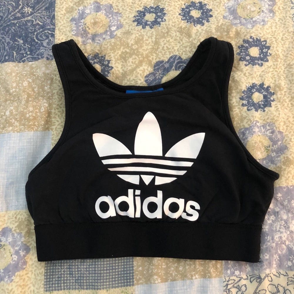 Adidas crop top bra